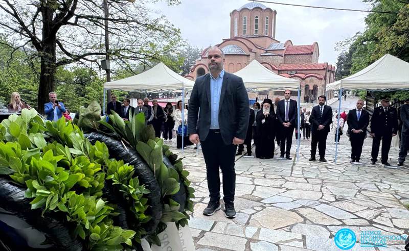 Ο Δήμαρχος Νάουσας στις κεντρικές εκδηλώσεις μνήμης της Γενοκτονίας των Ελλήνων του Πόντου στην Παναγία Σουμελά Βερμίου
